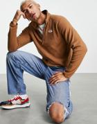 The North Face 100 Glacier 1/4 Zip Fleece In Brown