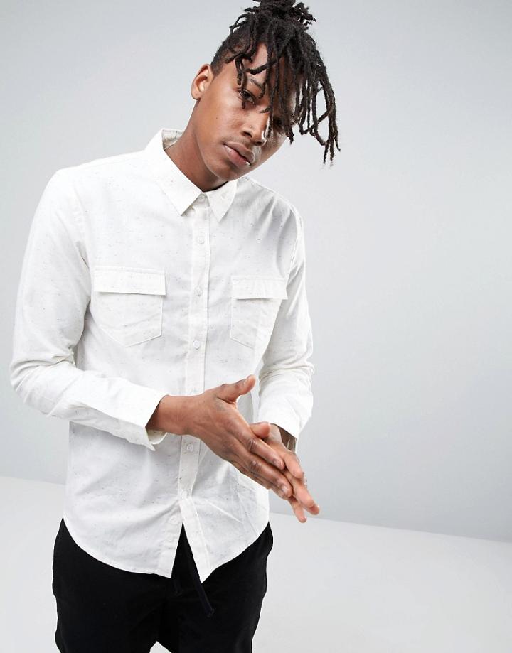 Another Influence Multi Nep Shirt - Beige
