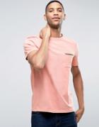 Another Influence Tape Edge Pocket T-shirt - Pink