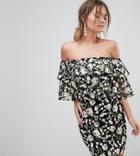 Dolly & Delicious Allover Embroidered Layered Mini Dress-multi