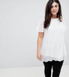 Lovedrobe Pleated Tunic - White