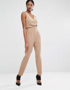 Y.a.s Diana Jumpsuit - Camel