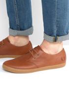 Fred Perry Byron Low Leather Sneakers - Tan