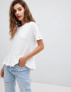 Tommy Jeans Peplum T-shirt - White