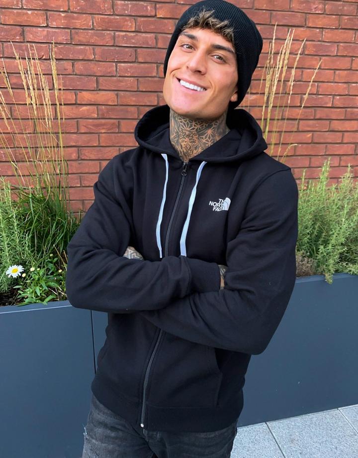 The North Face Open Gate Full Zip Hoodie In Black