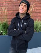 The North Face Open Gate Full Zip Hoodie In Black