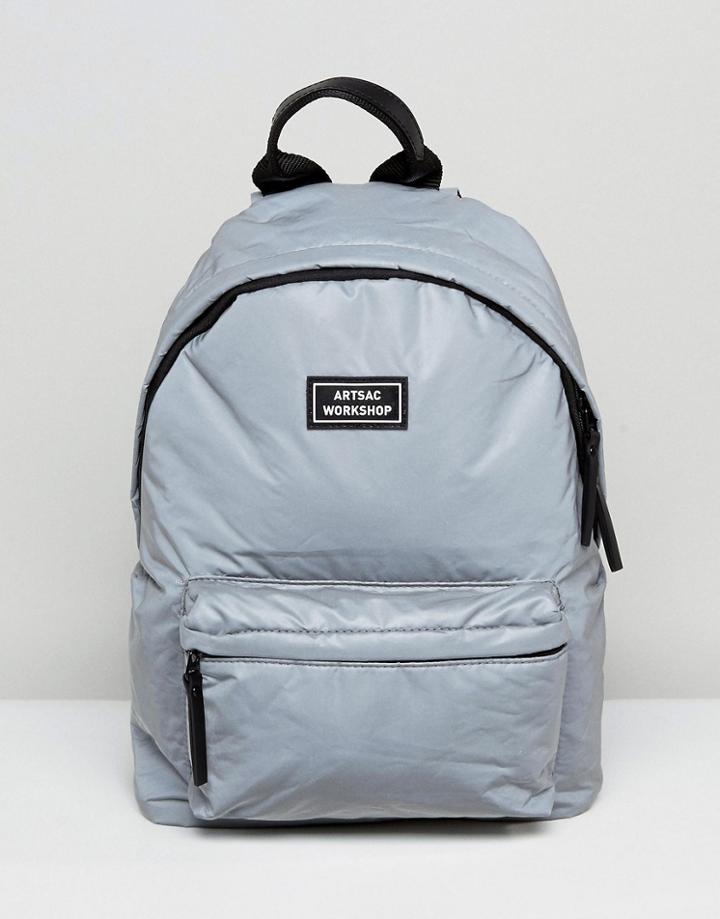 Artsac Workshop Reflective Backpack - Gray