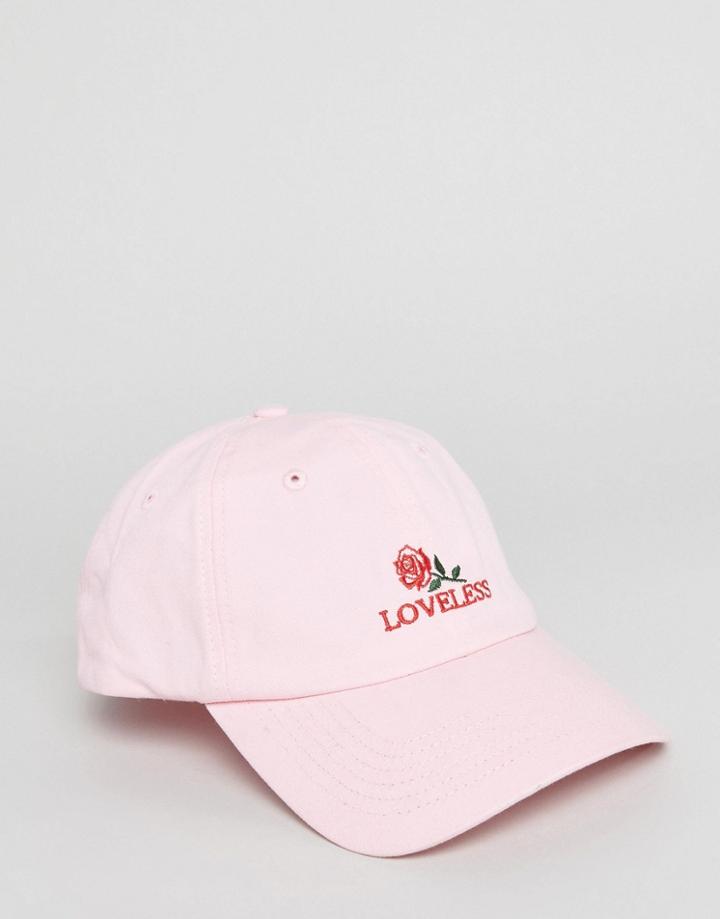 Wasted Paris Loveless Rose Cap In Pink - Pink