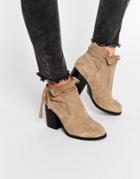 Asos Emma Slouchy Ankle Boots - Taupe