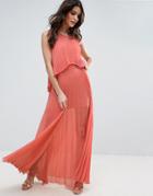 Jovonna Angel Delight Pleated Dress - Pink