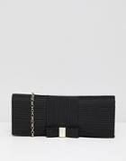 Ted Baker Clutch Bag With Chain - Black