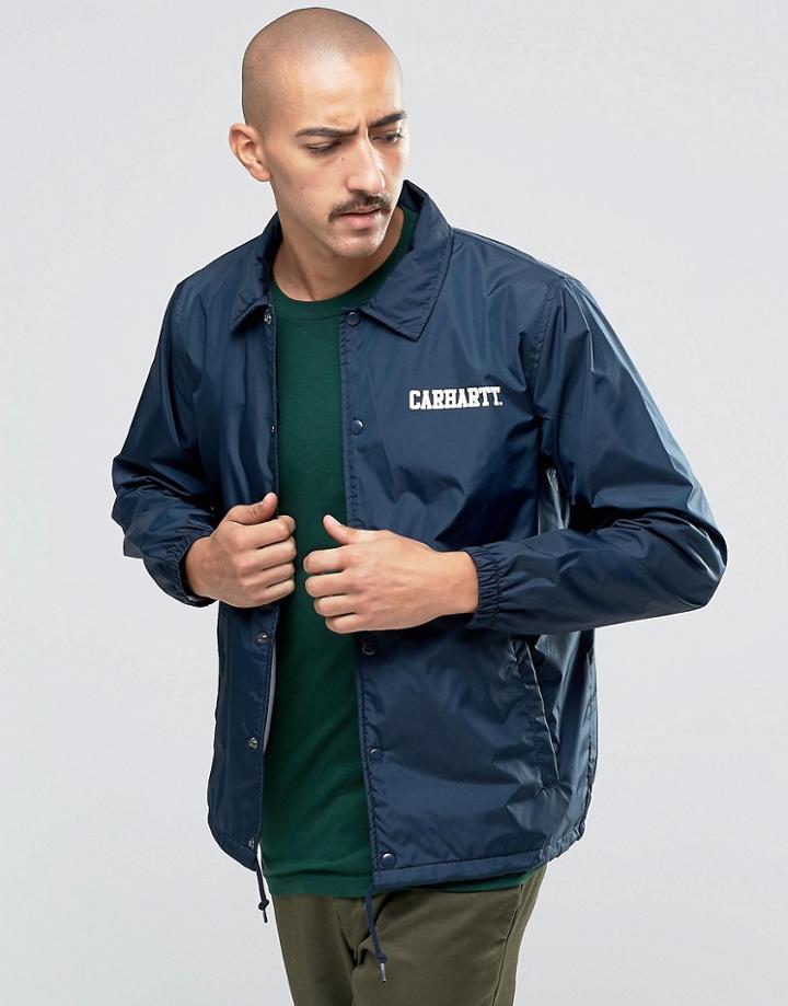Carhartt Wip College Coach Jacket - Navy