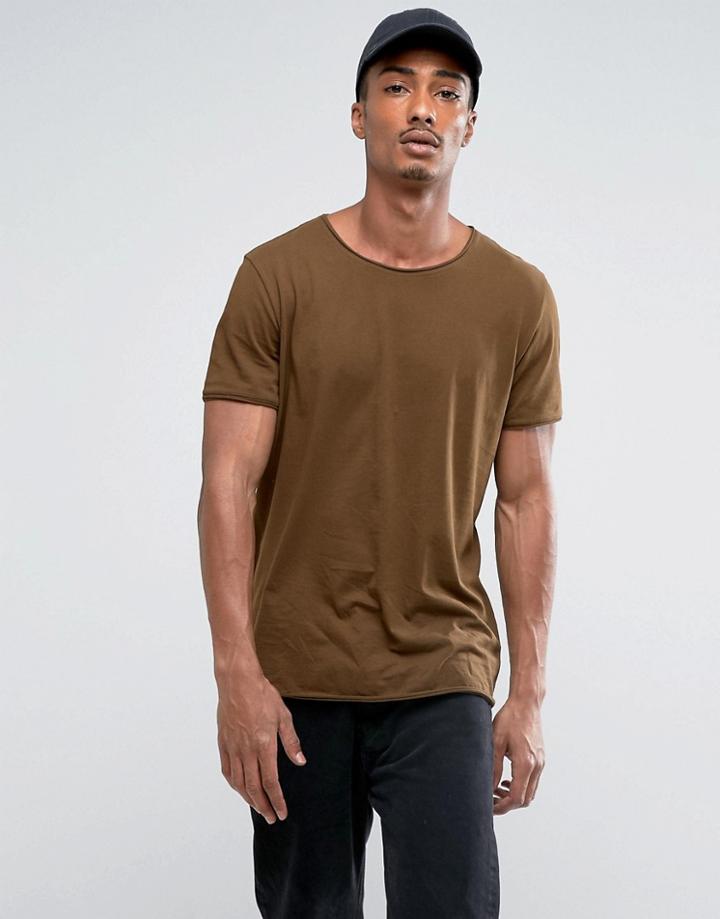 Weekday Dark T-shirt - Green
