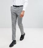 Heart & Dagger Tall Skinny Suit Pants In Herringbone Tweed - Brown