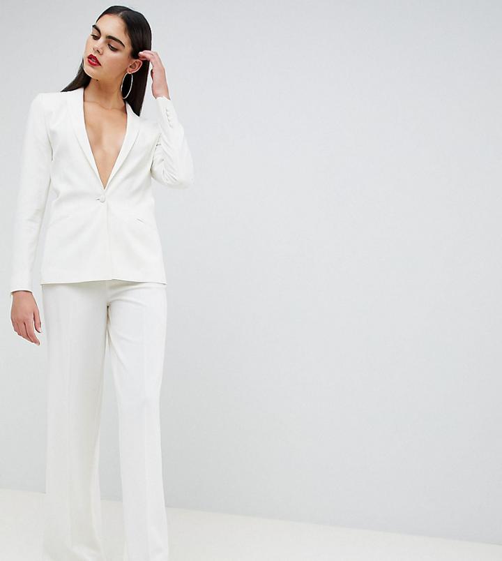 Asos Design Tall Tailored Forever Pants-white