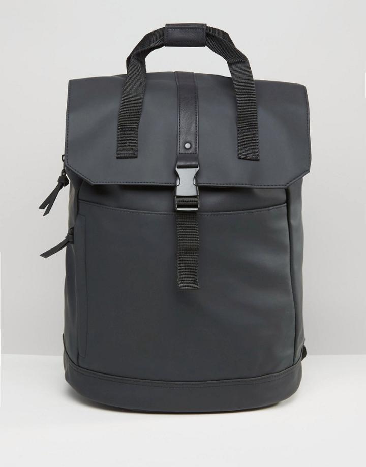 Asos Backpack With Internal Laptop Pouch - Black