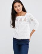 Pepe Jeans Dolina Embroidered Blouse - White
