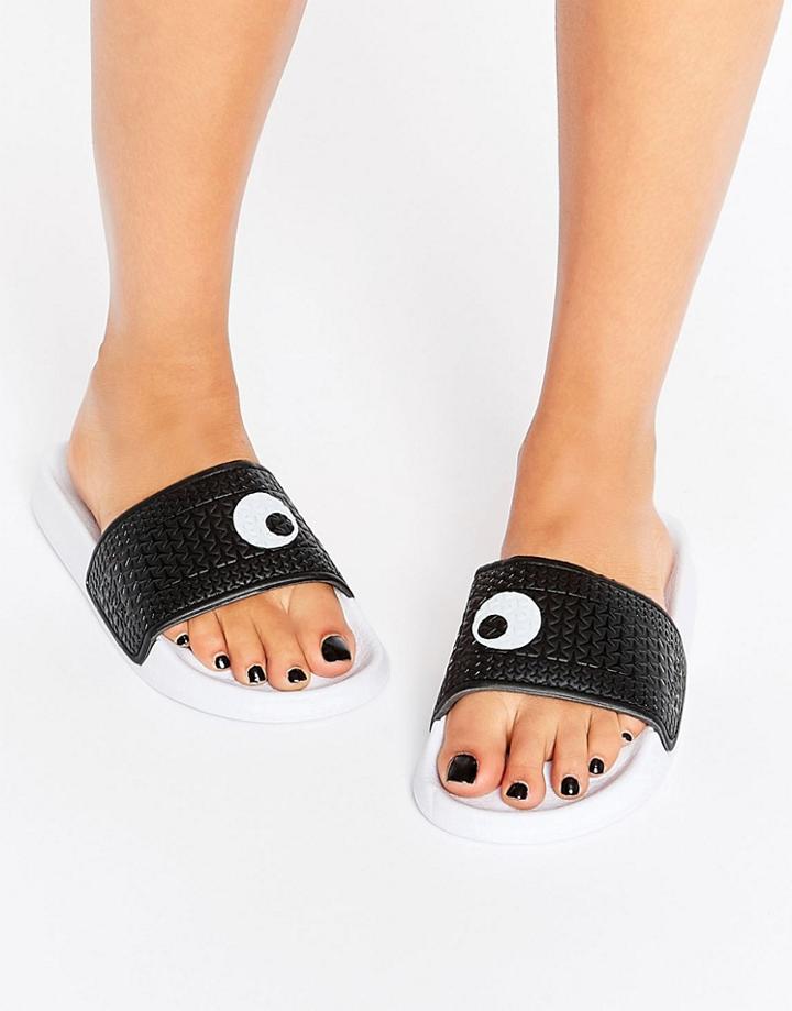 Slydes Eyes Sandal - White