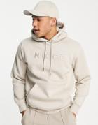 Nicce Mercury Hoodie In Beige-neutral