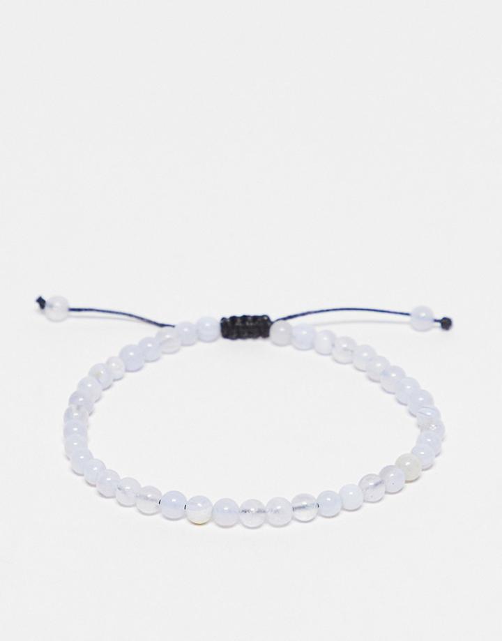 Bolongaro Trevor Stone Beaded Bracelet In Gray
