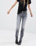 Diesel Sandy B Mid Rise Slim Jeans - Blue
