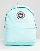 Hype Mint And White Speckle Backpack - Green