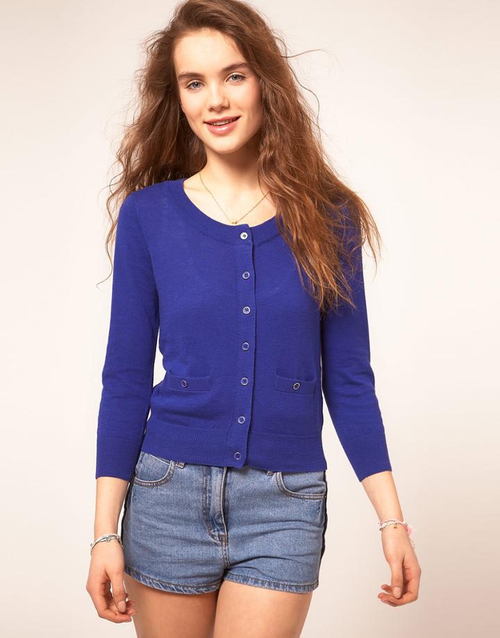 A Wear Crochet Back Cardigan