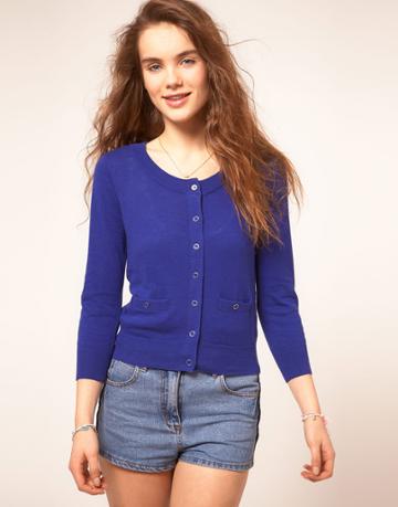 A Wear Crochet Back Cardigan