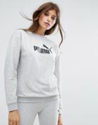 Puma Essentials Sweatshirt In Gray - Gray