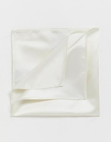 Devils Advocate White Pocket Square