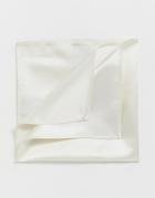 Devils Advocate White Pocket Square