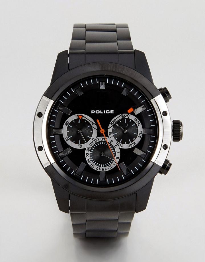 Police Scrambler Watch - Black