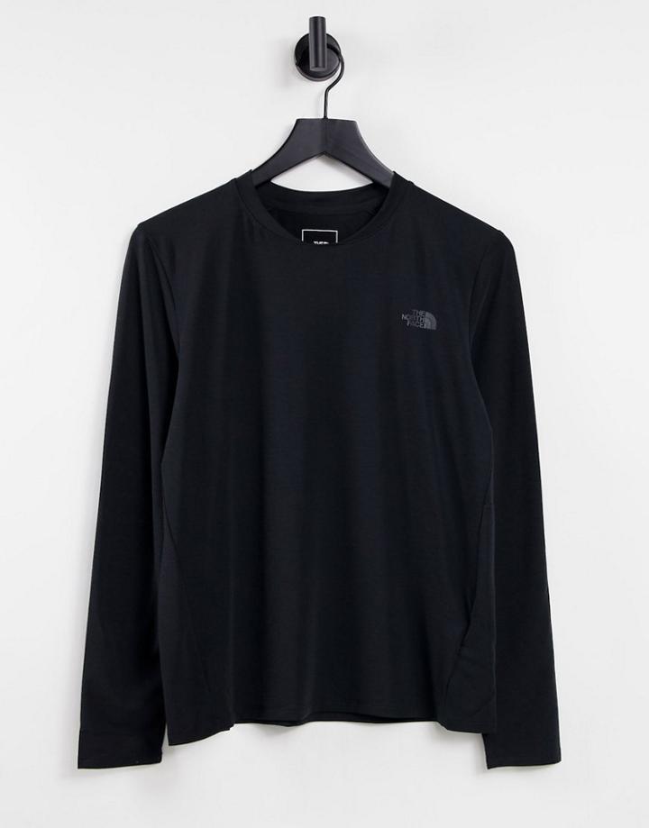The North Face Wander Long Sleeve T-shirt In Black