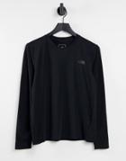 The North Face Wander Long Sleeve T-shirt In Black