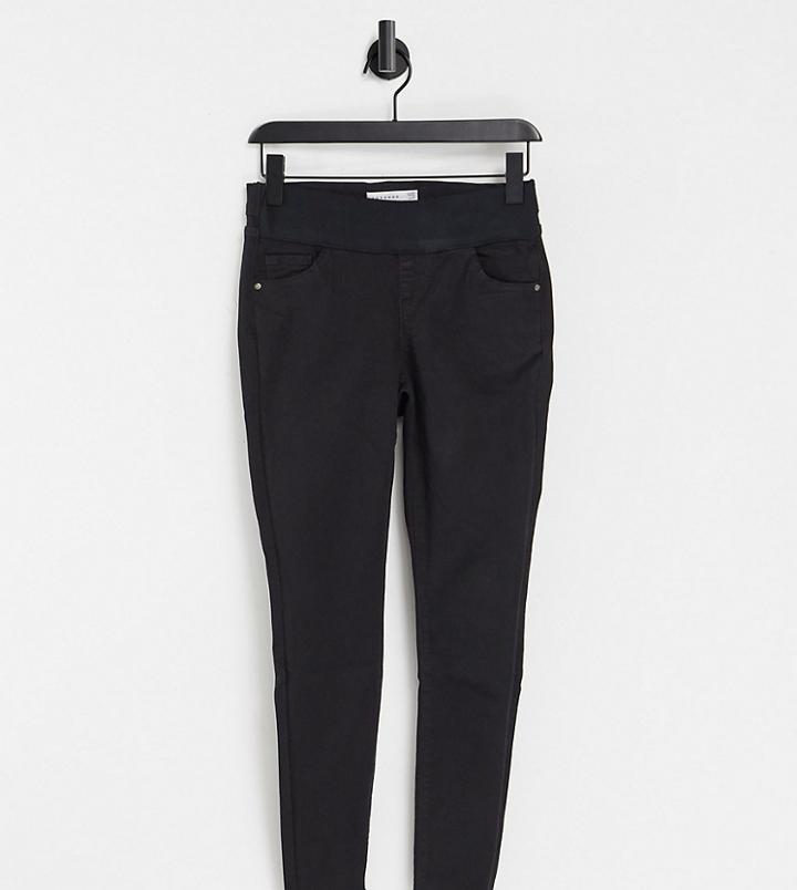 Topshop Maternity Underbump Jamie Skinny Jeans In Black