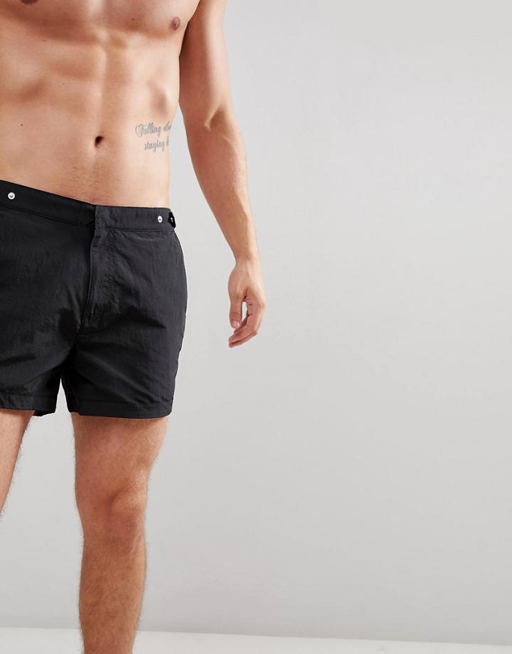 Burton Menswear Swimwear Shorts In Black - Black