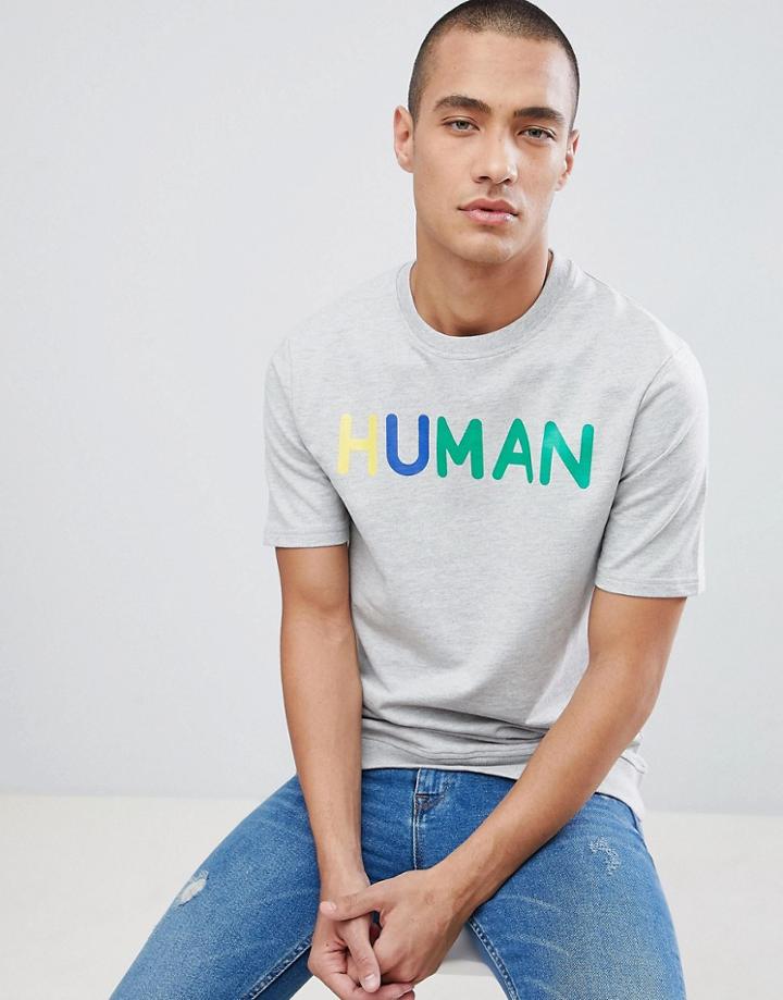 Only And Sons Nobody T-shirt - Gray