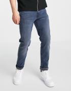 Levi's 512 Slim Tapered Fit Jeans In Dark Navy Overdye