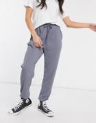 Asos Design Textured Peg Pants With Tie Waist-blues