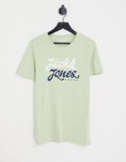 Jack & Jones Logo T-shirt In Pale Green