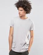 Systvm Dime T-shirt With Cargo Pockets - Beige
