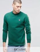 Fila Vintage Sweatshirt With Small Logo - Green