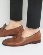 New Look Loafers With Tassels In Tan - Tan