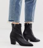 Z Code Z Exclusive Hua Black Zip Front Boots