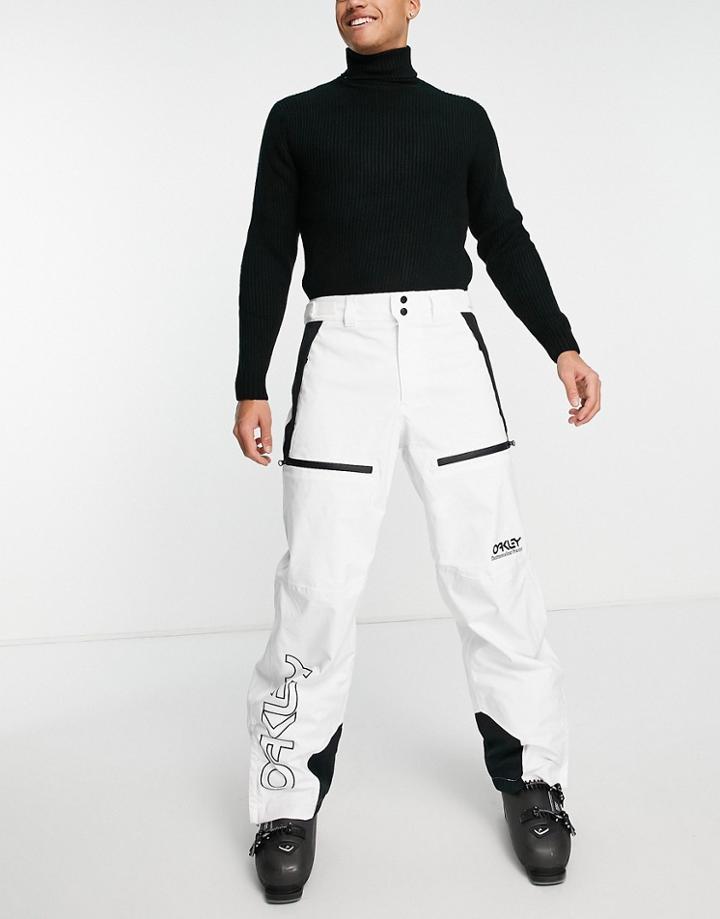 Oakley Tnp Lined Shell Ski Pants In White