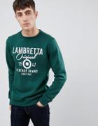 Lambretta Logo Sweatshirt - Green