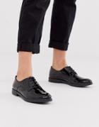 Aldo Leather Flat Lace Up Shoes