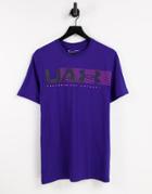 Under Armour Training Chest Print T-shirt In Blue-blues
