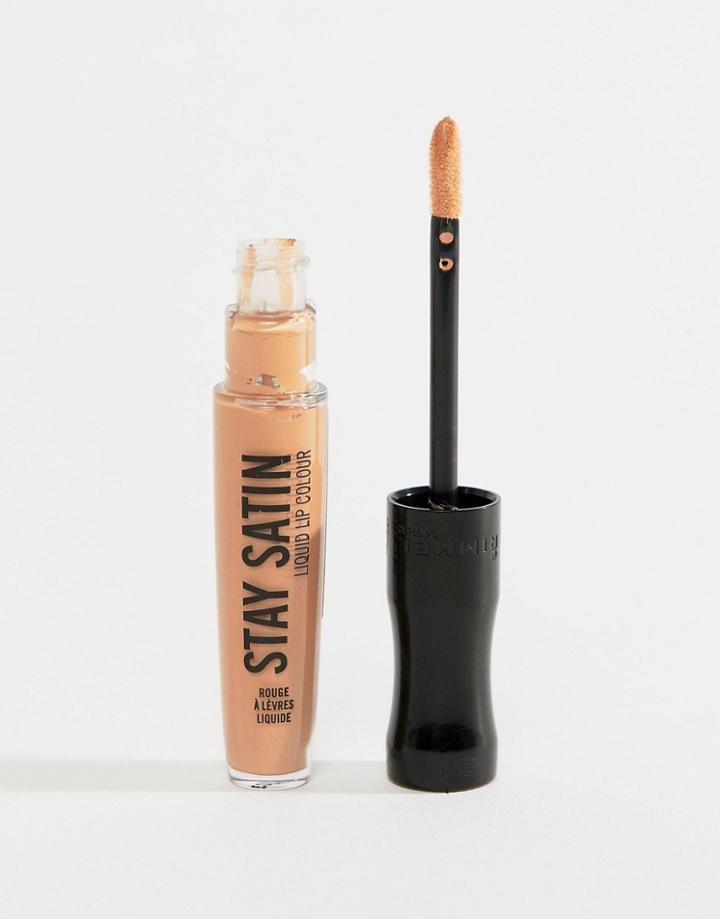 Rimmel Stay Satin Liquid Lip - Take A Chill Pill - Pink