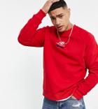 New Balance Collegiate Large Logo T-shirt In Red Exclusive To Asos
